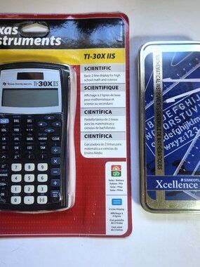 TI‑30X IIS Calculator NEW + Staedtler Xcellence Math Set Bundle